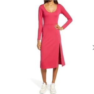 Leith Side Slit Midi Dress